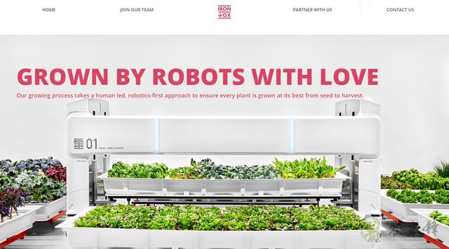Iron Ox農(nóng)業(yè)機(jī)器人通過溫室農(nóng)場自動化種植蔬菜