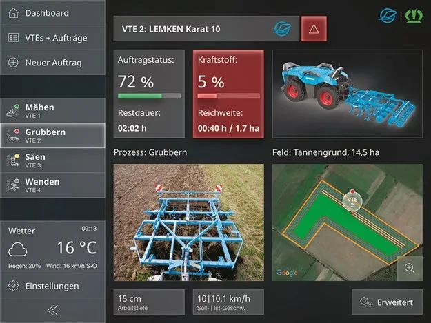 農機具指揮拖拉機！科羅尼聯手雷肯提出無人作業新設想